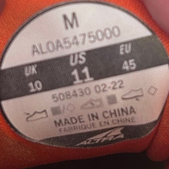 Altra - Provision 6 - Running Shoes - Gray/Orange - Men's - 11 - ALOA5475000 - Picture 9 of 9